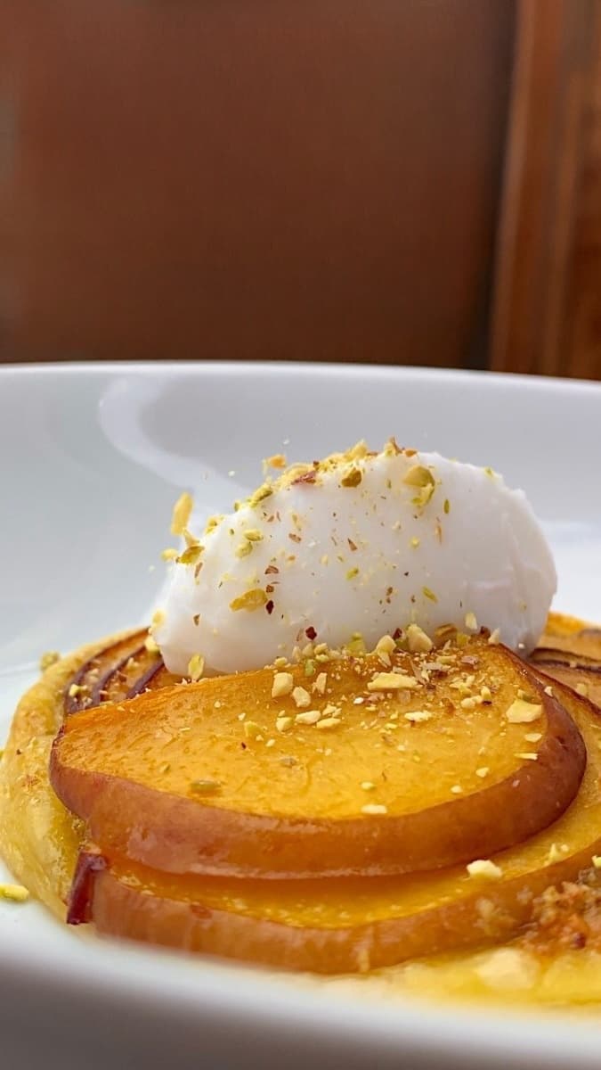PEACH & PISTACHIO PUFF PASTRY