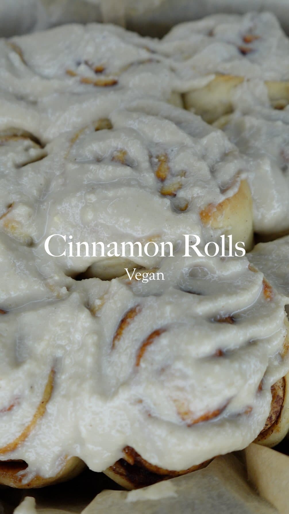 Vegan Cinnamon Rolls 