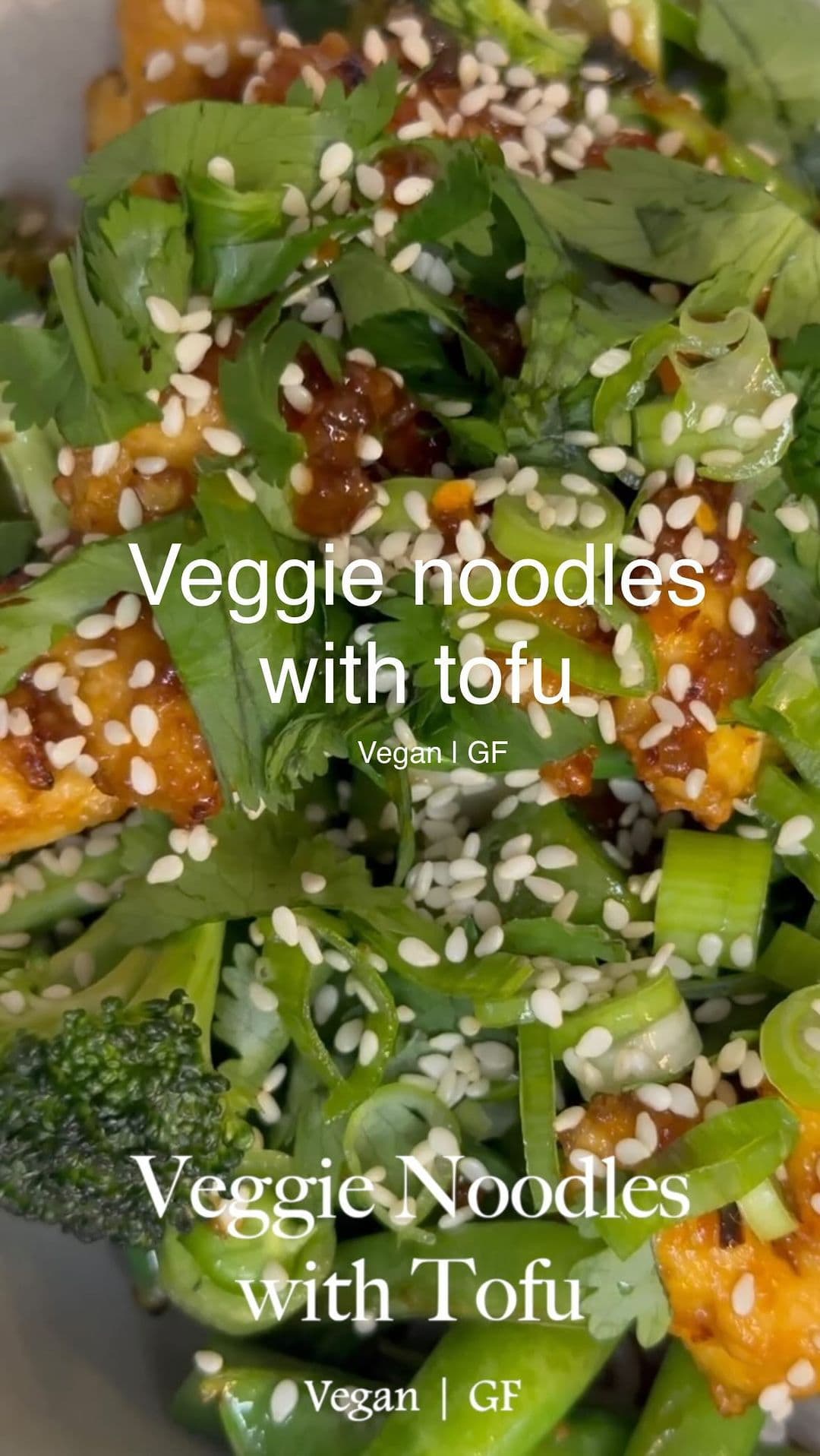 Farmers Market Veggie Noodles w/ Tofu  