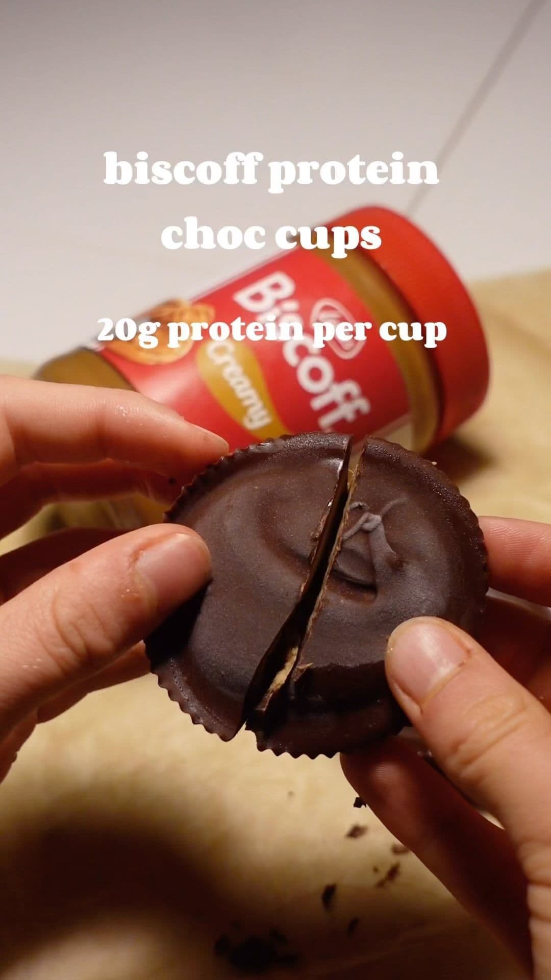 BISCOFF PROTEIN CUPS 