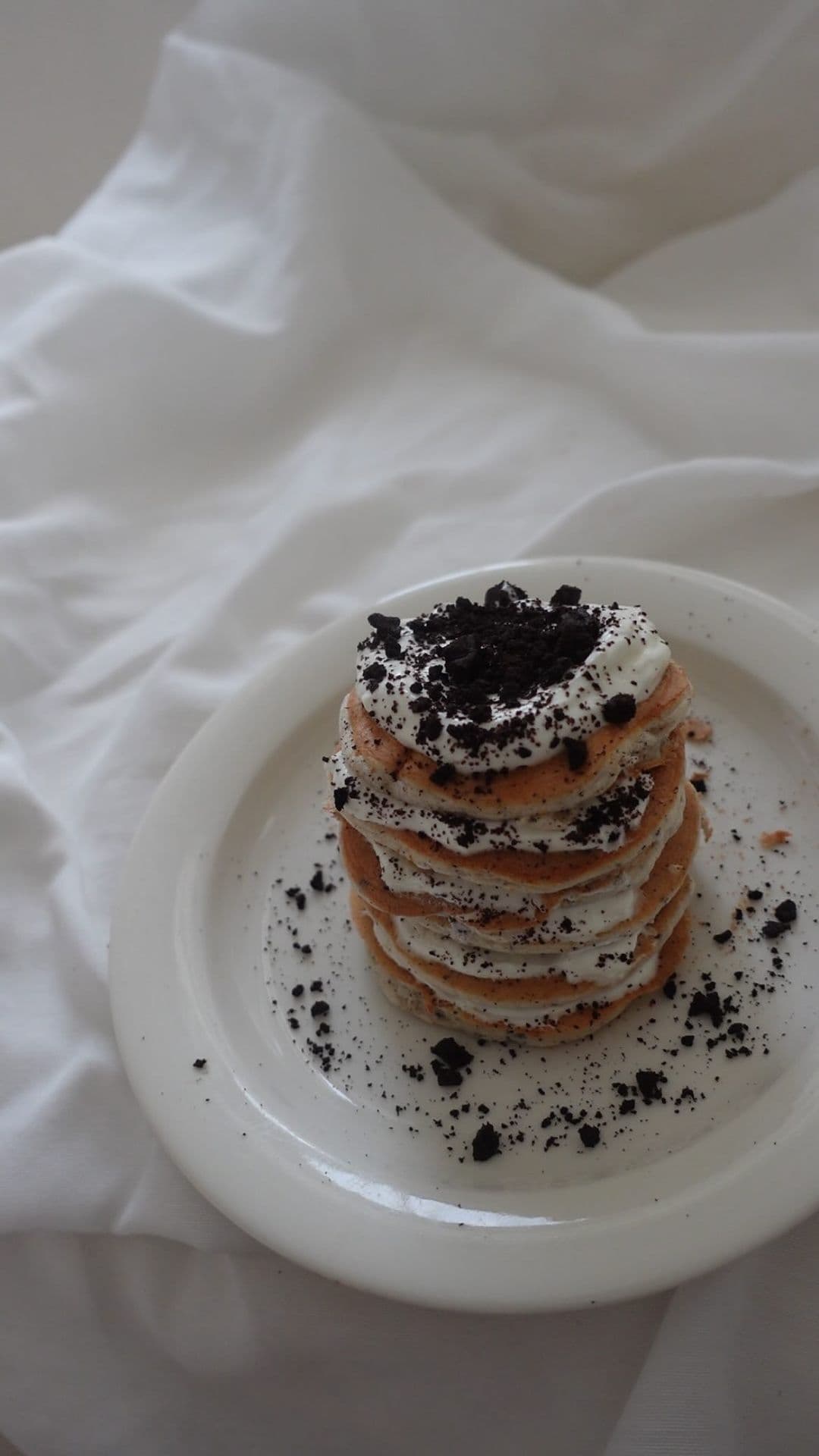 HEALTHY OREO PANCAKES