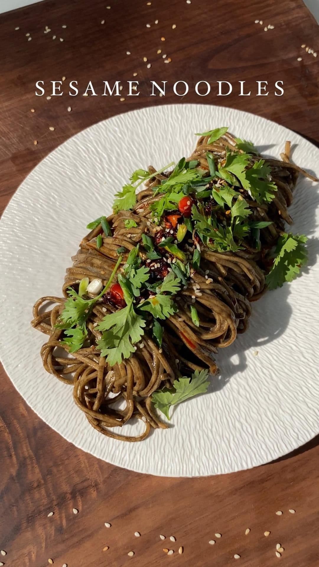 Sesame noods > instant ramen