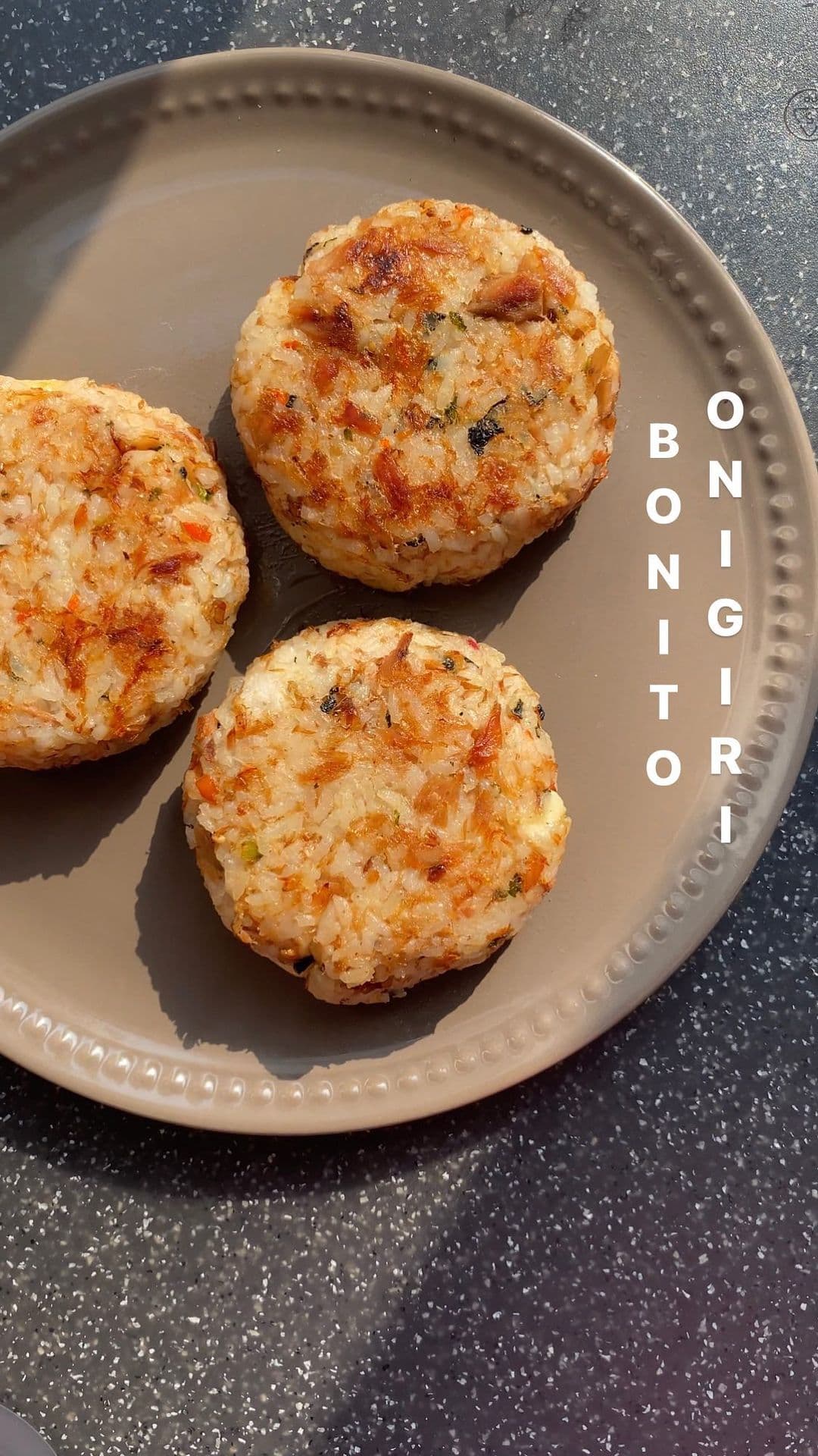 CHEESY BONITO BAKED RICE BALLS