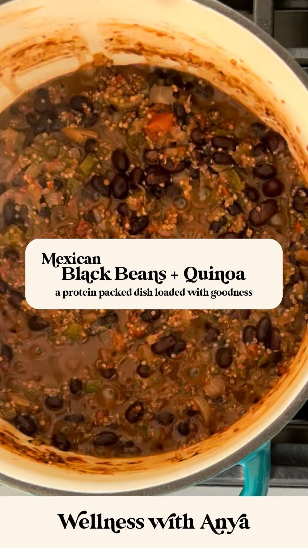 MEXICAN BLACK BEANS + QUINOA