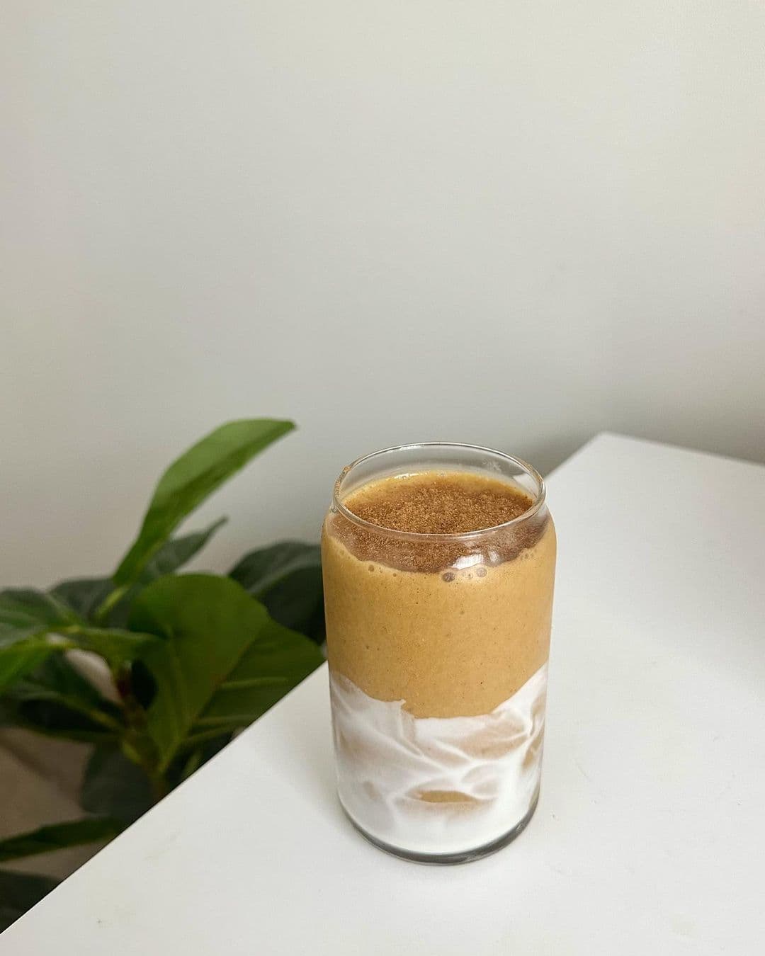 Pumpkin cream cold brew smoothie