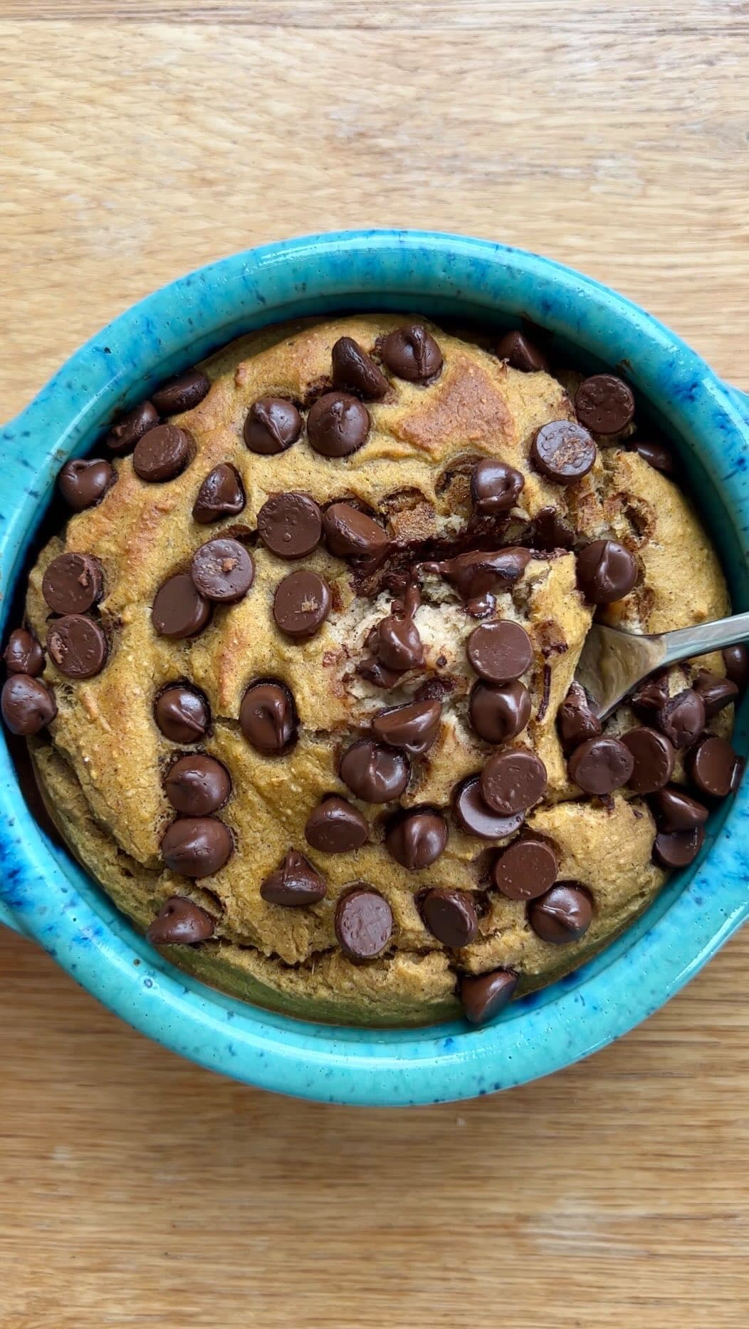 CHOCOLATE CHIP PUMPKIN BAKED OATS 