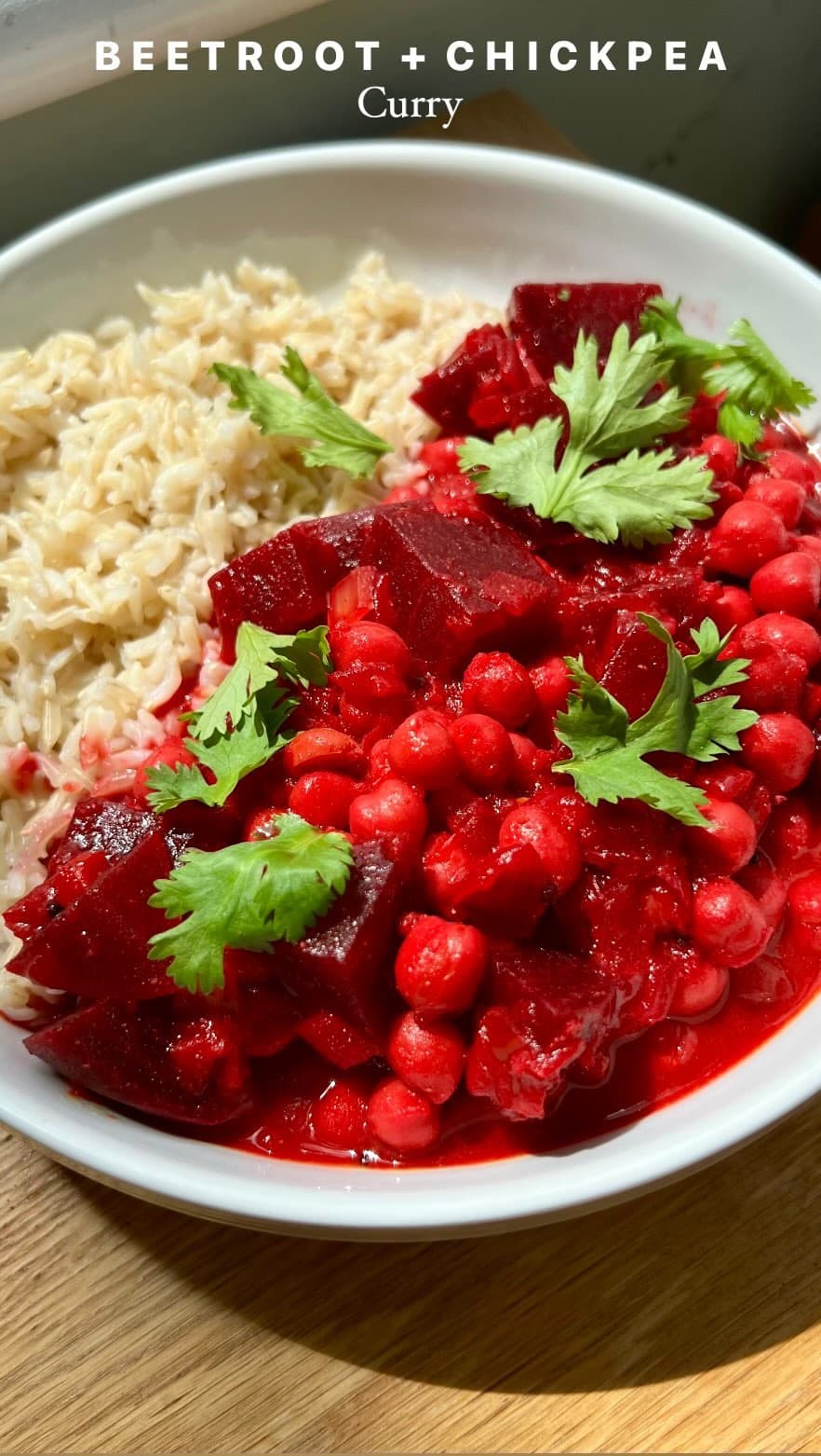 BEETROOT + CHICKPEA CURRY