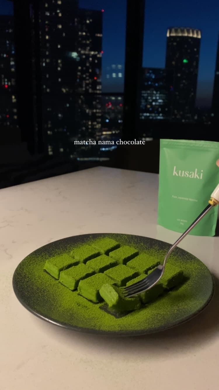 Matcha nama chocolate