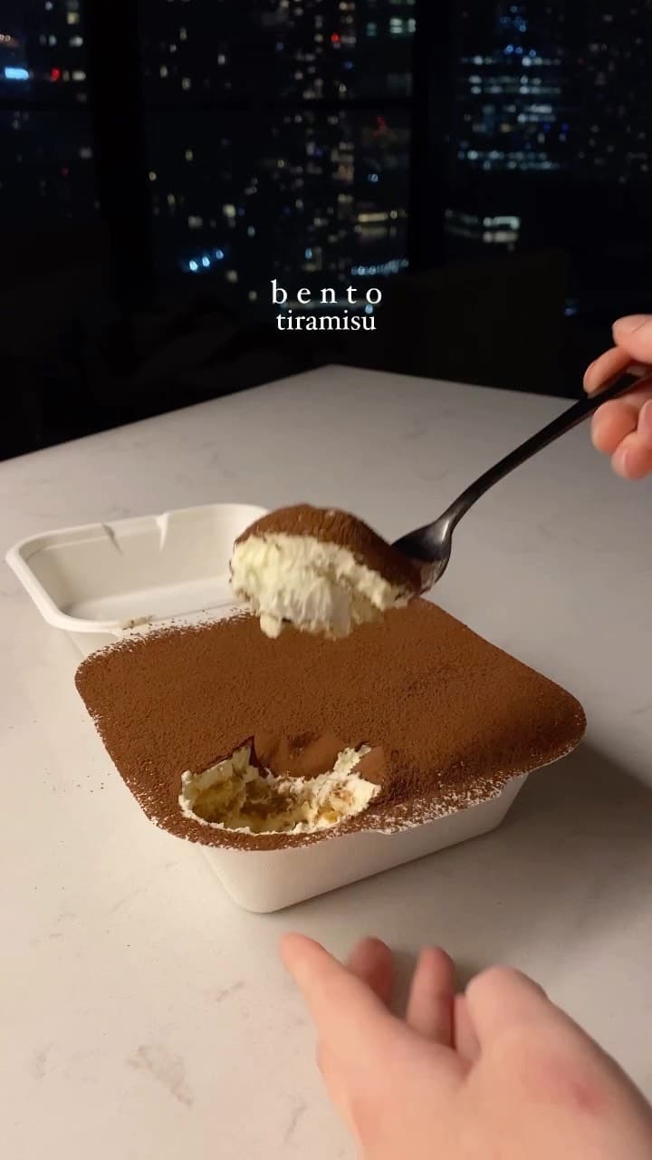 Bento box tiramisu!!