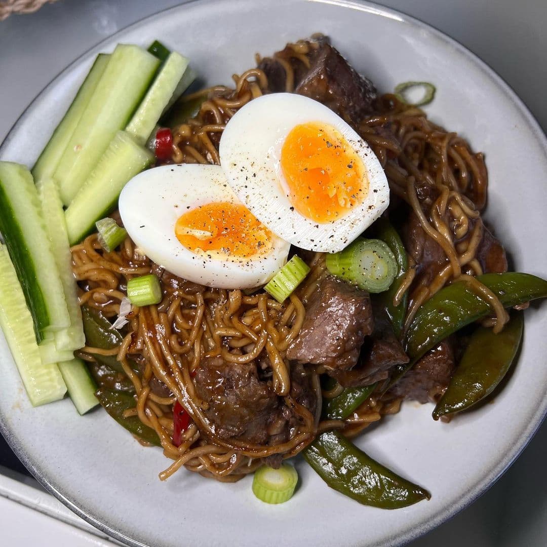 Sunday night roast noodles