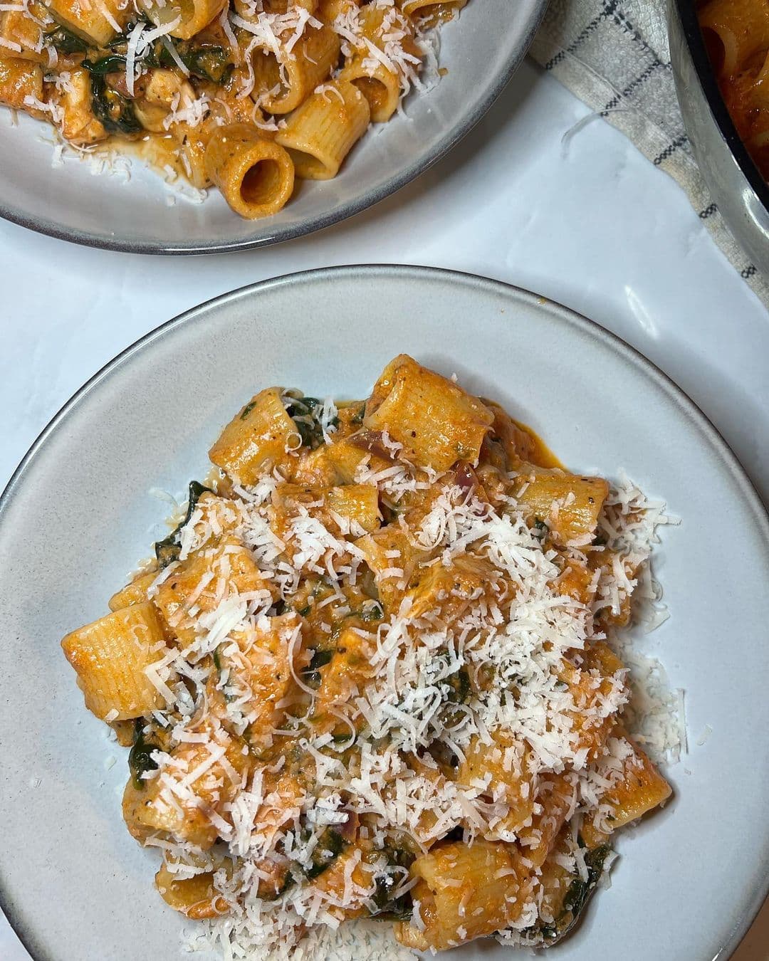 Spicy chicken and bacon pasta ❤️