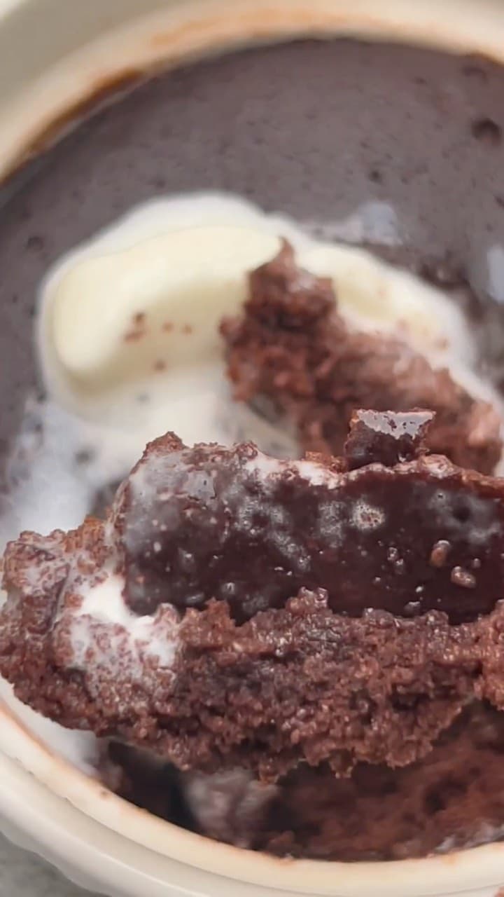 Microwave brownie for one