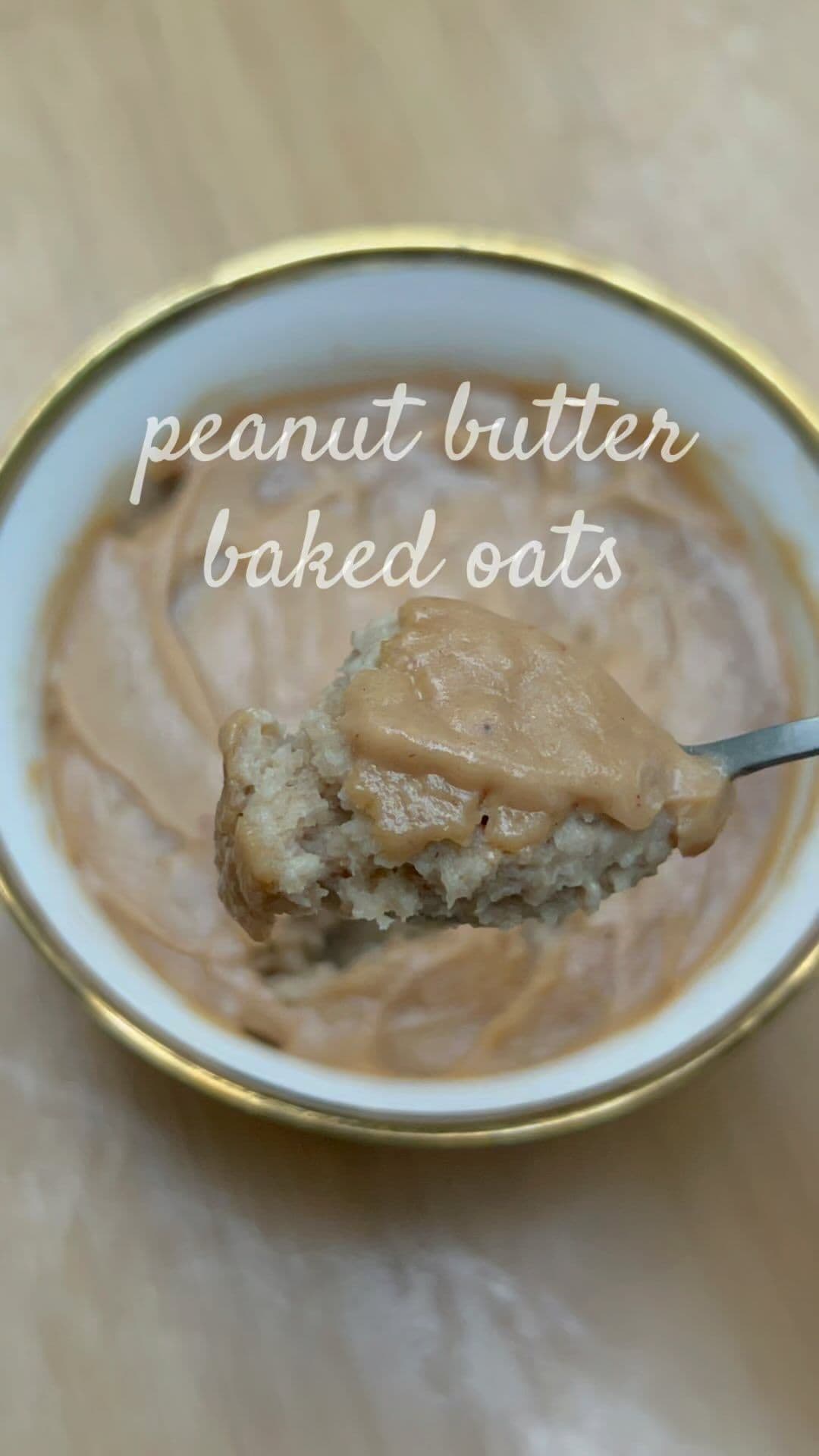 Peanut Butter Baked Oats Peanut Butter Baked Oats 