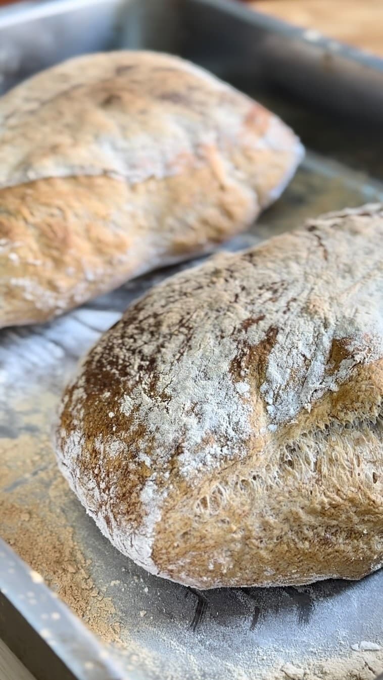 Easy rustic bread & butter