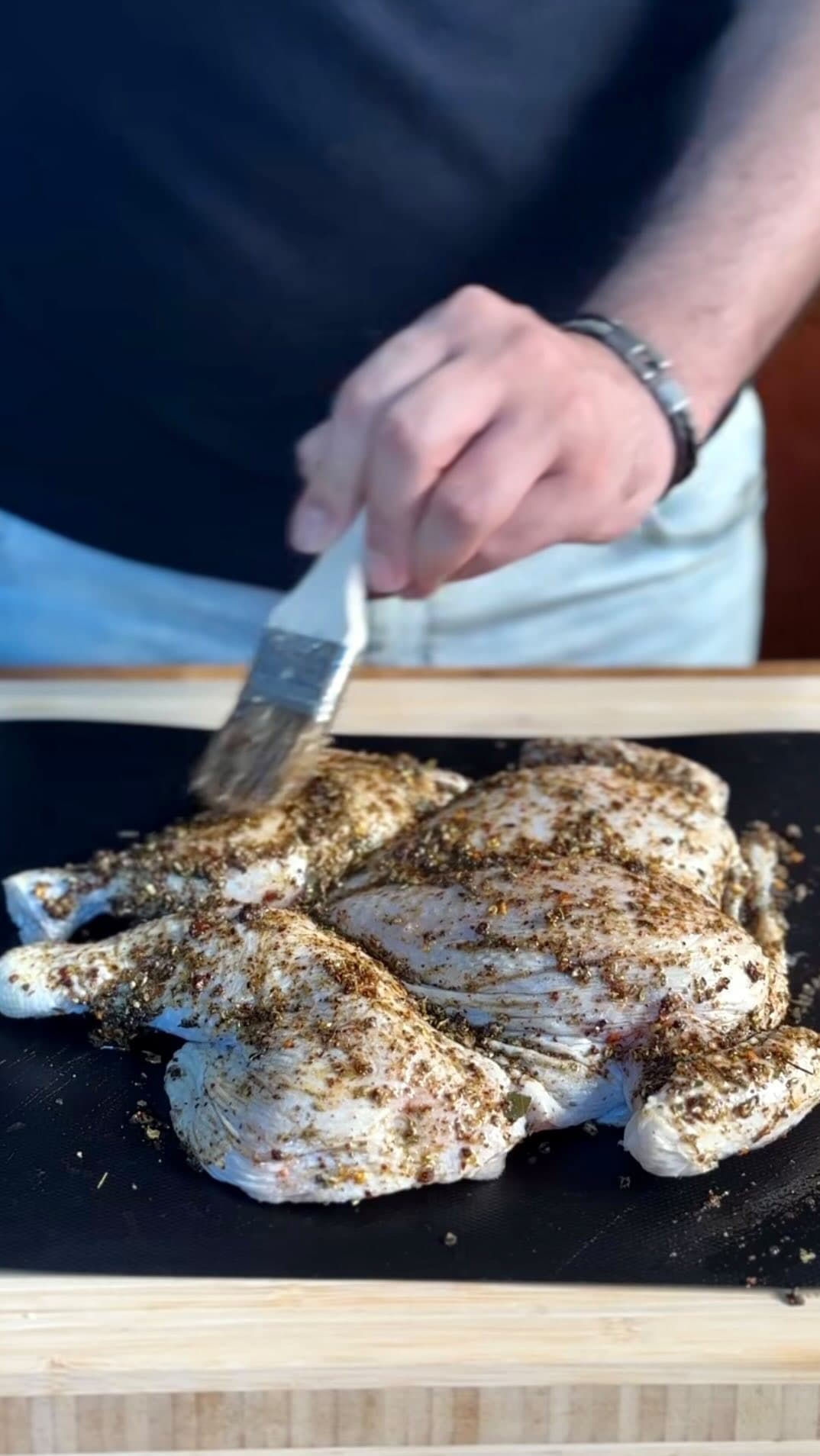 Peruvian style grilled chicken