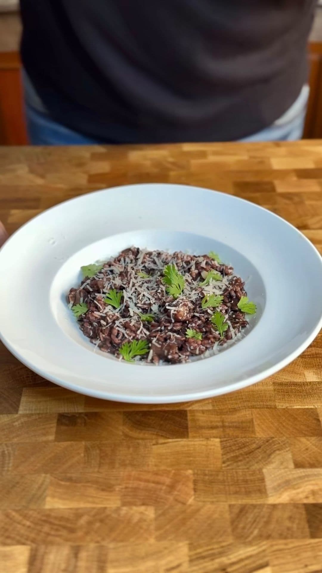 Mushroom risotto