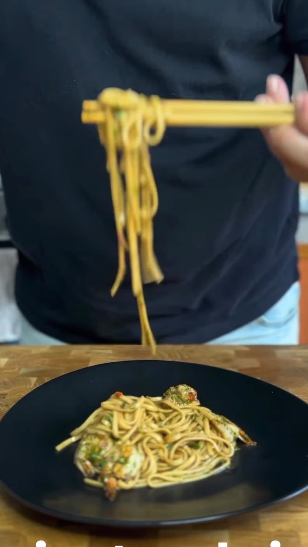 Easy shrimp noodles
