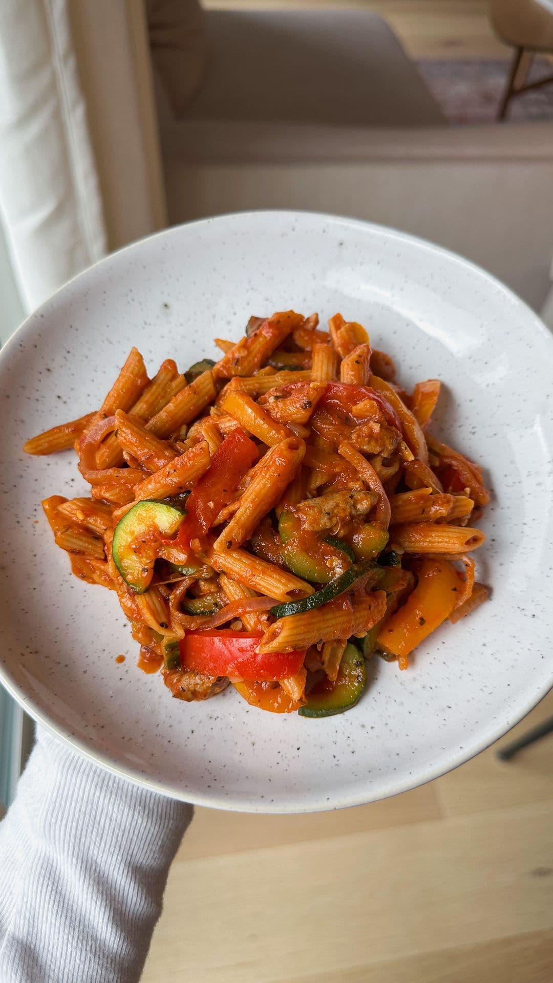 Spicy Tomato Penne Pasta