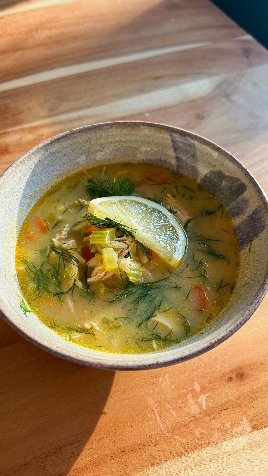 Lemon Dill Chicken Soup 
