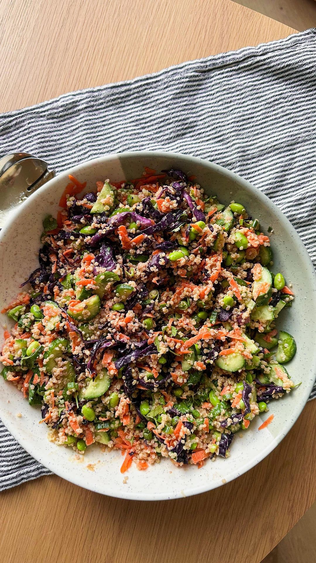 MISO GINGER QUINOA SALAD 