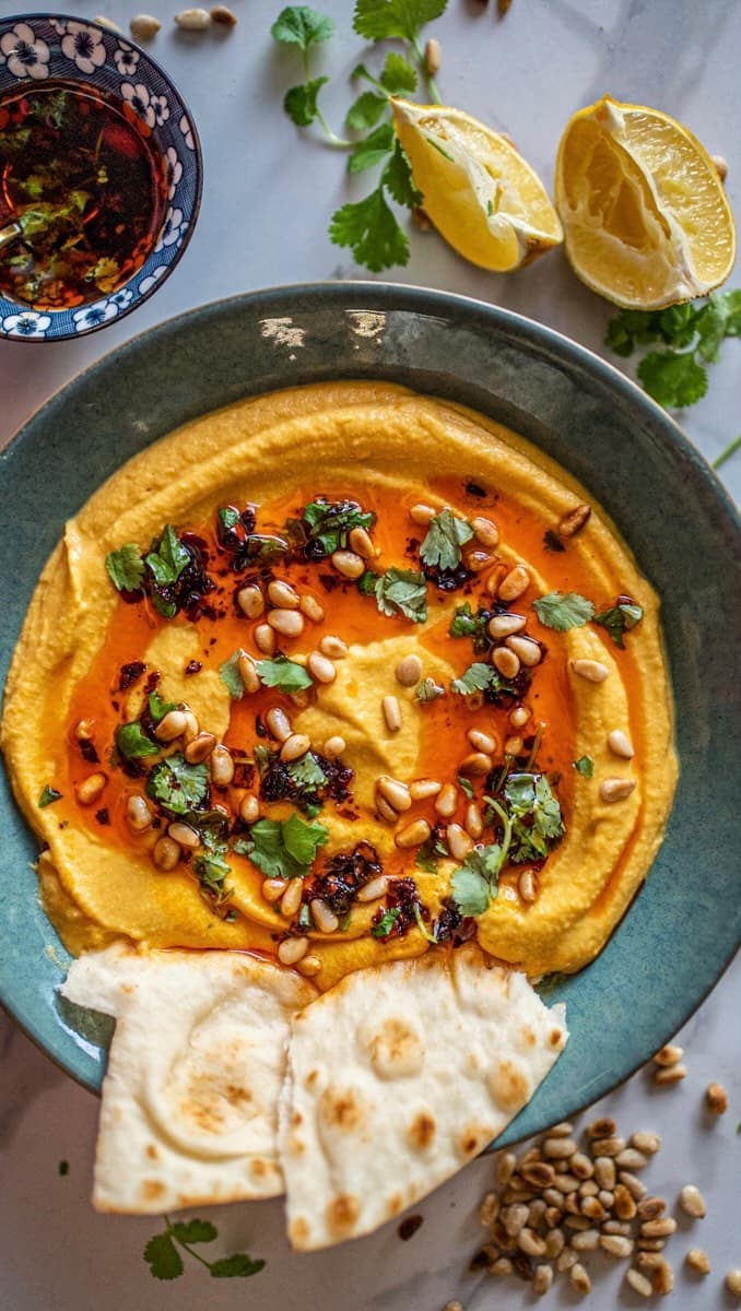 ROASTED SWEET POTATO HUMMUS