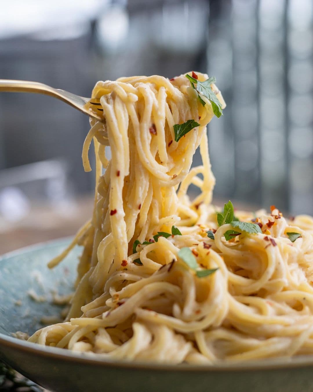 HIDDEN VEG CREAMY ALFREDO PASTA