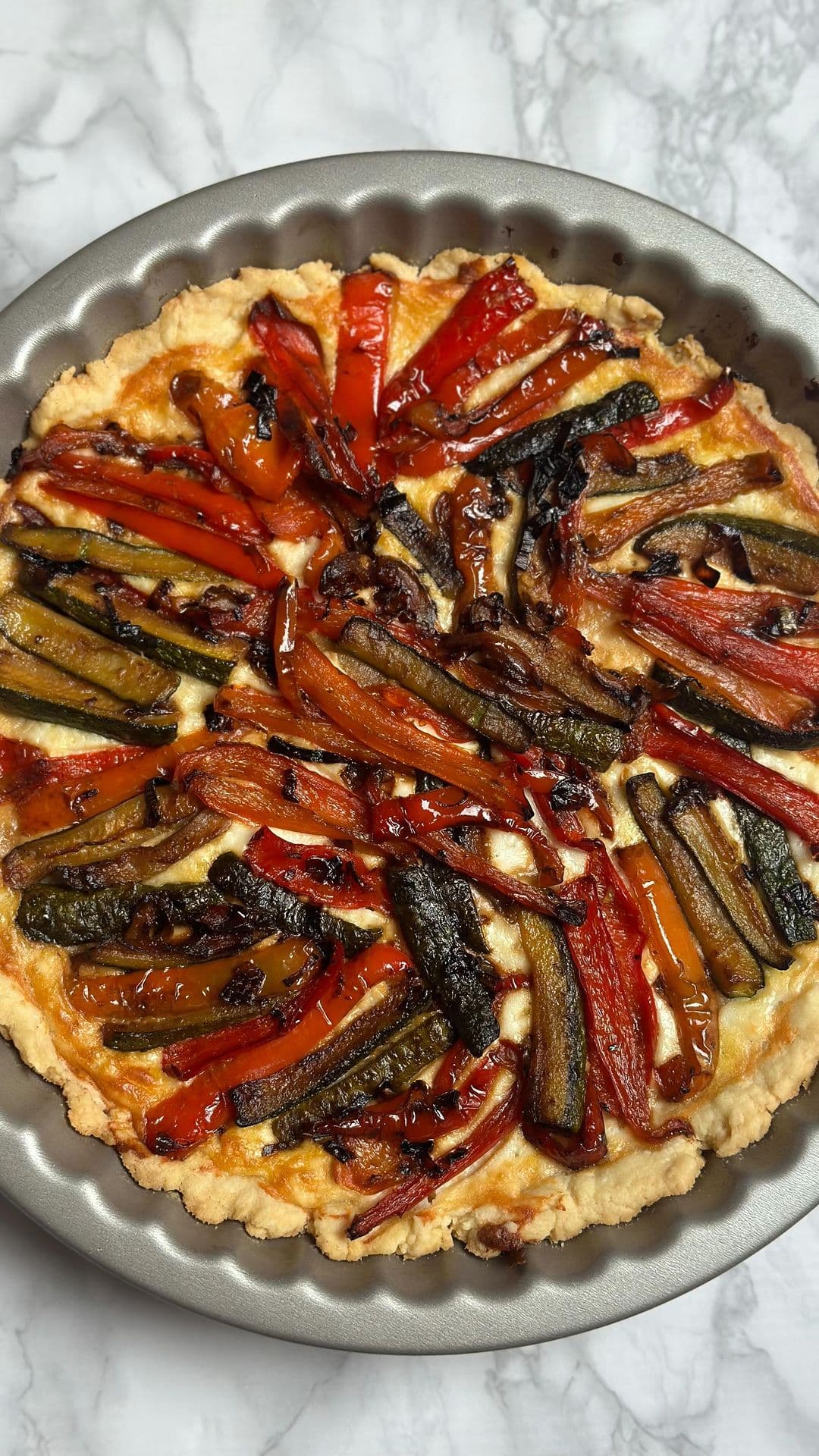 Cheese and Veggie Quiche