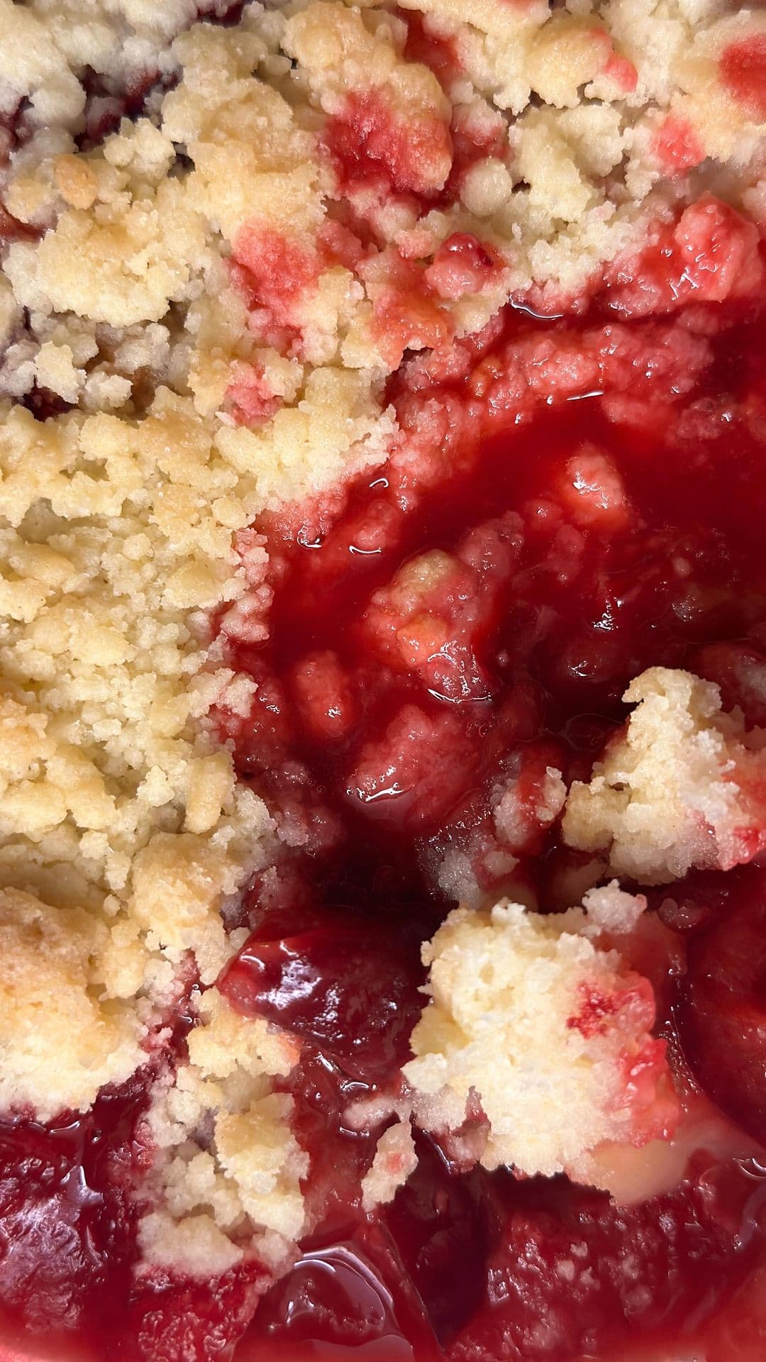 Low Sugar Plum Crumble