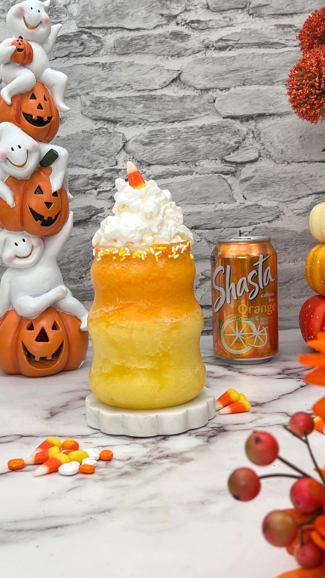 Shasta Candy Corn mocktail!