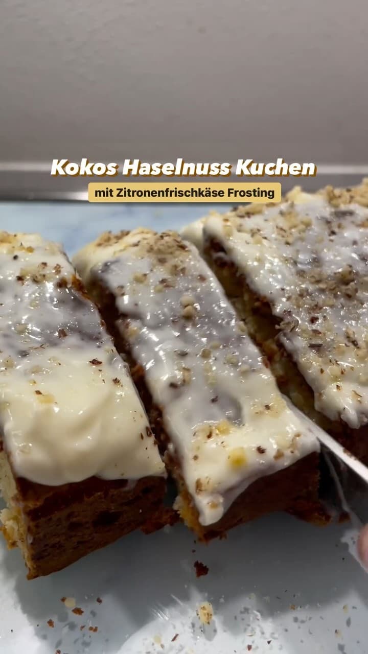 Hazelnut coconut cake🥥🤎
